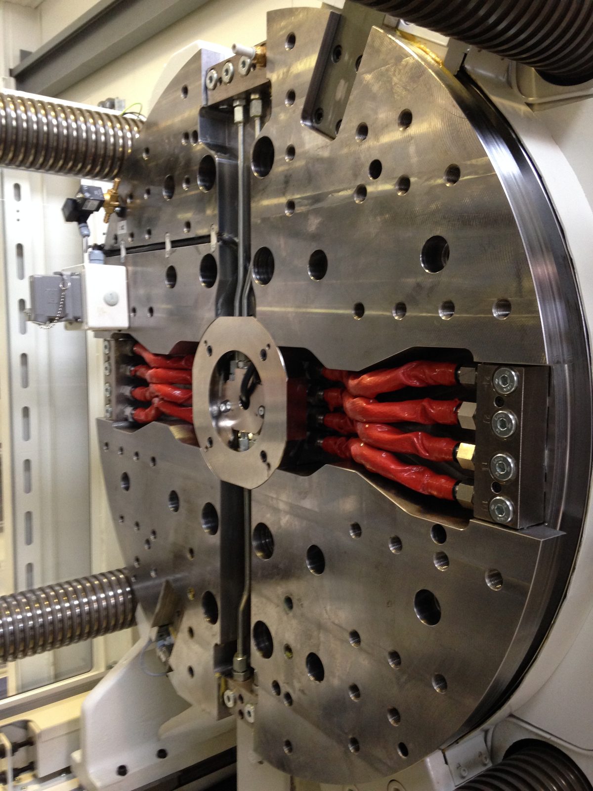 Mould tooling and sensor wiring detail