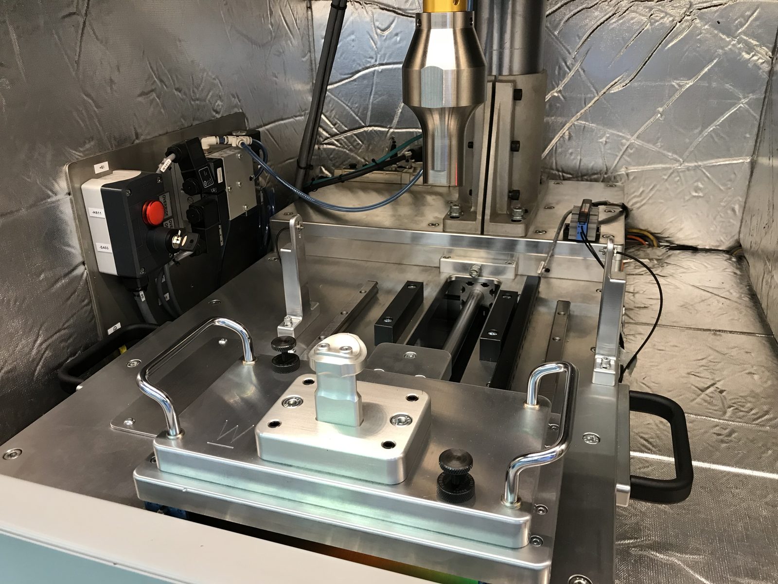 Ultrasonic welding tooling and fixture